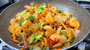 Imagen de Camarones con verduras