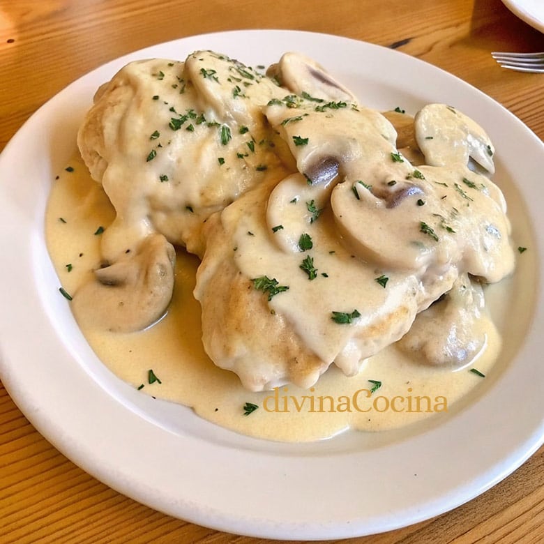 Imagen de Pollo con champiñones